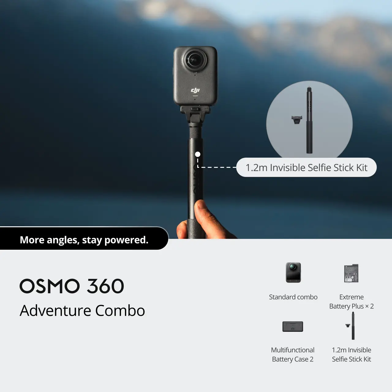 DJI Osmo 360 Adventure Combo Action Camera - Image 3